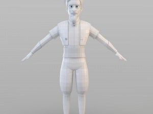 cartoon elite man 3D Модель