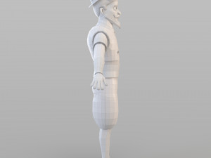 cartoon elite man 3D Модель
