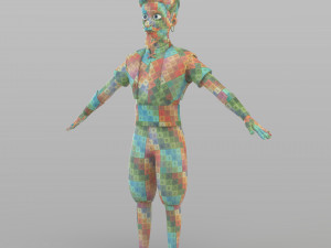cartoon elite man 3D Модель