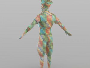 cartoon elite man 3D Модель