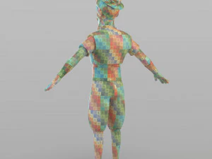 cartoon elite man 3D Model