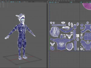 cartoon elite man 3D Model