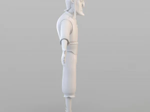 cartoon fraud man 3D Model