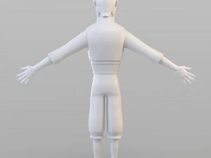 cartoon fraud man 3D Model