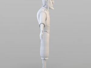 cartoon fraud man 3D Model