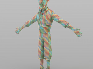 cartoon fraud man 3D Model