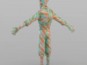 cartoon fraud man 3D Model