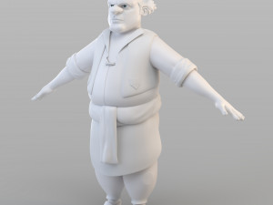 cartoon inkeeper 3D Модель
