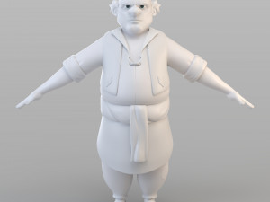 cartoon inkeeper 3D मॉडल