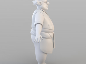 cartoon inkeeper 3D मॉडल
