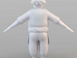 cartoon inkeeper 3D मॉडल