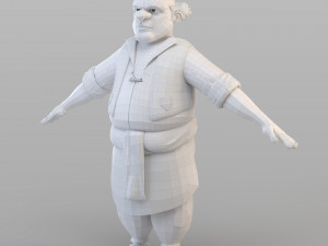 cartoon inkeeper 3D मॉडल