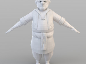 cartoon inkeeper 3D मॉडल