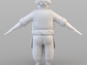 cartoon inkeeper 3D मॉडल