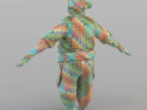 만화 여관 주인 3D 모델