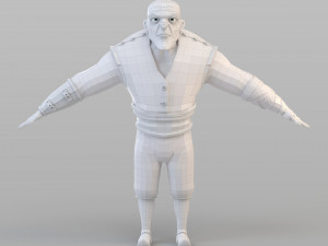 cartoon barbar man 3D Modell