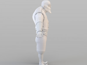 cartoon barbar man 3D Modell