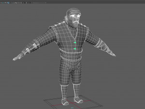 cartoon barbar man 3D Modell