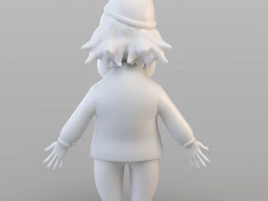 vieux gnome de dessin anim&eacute; Modèle 3D