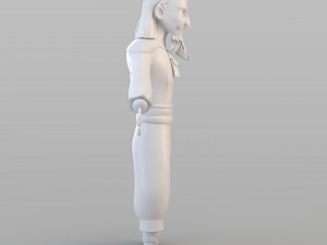 cartoon captain pirate Modèle 3D