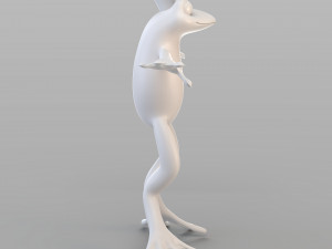 cartoon frog prince 3Dモデル