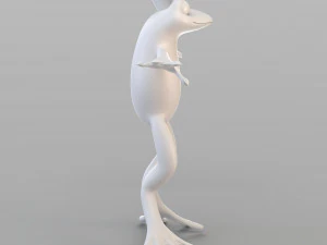 cartoon frog prince 3D Model