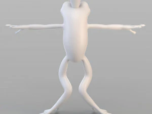 cartoon frog prince 3D Model