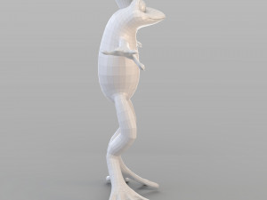 cartoon frog prince 3Dモデル