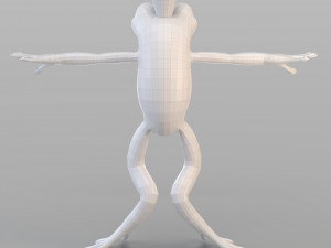 cartoon frog prince 3Dモデル