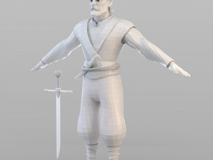cartoon ottoman lieutenant Modèle 3D