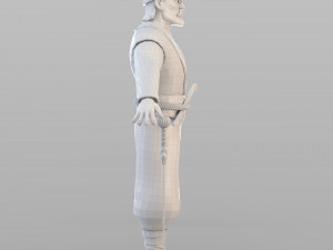 cartoon ottoman lieutenant Modèle 3D