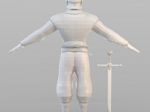 cartoon ottoman lieutenant Modèle 3D
