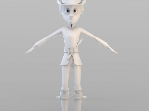 cartoon pied piper 3D 模型