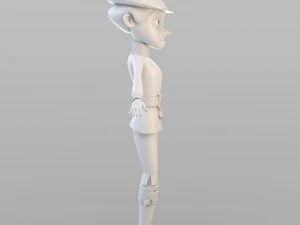 cartoon pied piper 3D Model