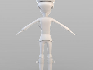 cartoon pied piper 3D 模型