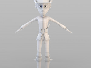 cartoon pied piper 3D 模型