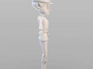 cartoon pied piper 3D 模型