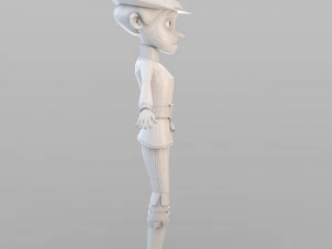 cartoon pied piper 3D Model