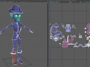 cartoon pied piper 3D Model