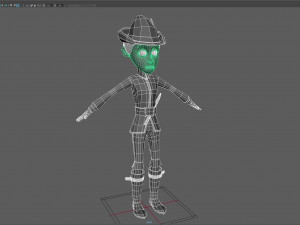 cartoon pied piper 3D 模型