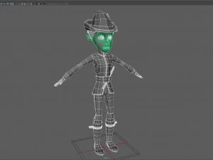 cartoon pied piper 3D Model