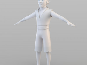 cartoon pirate crew 3D Model