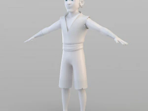 cartoon pirate crew 3D Model