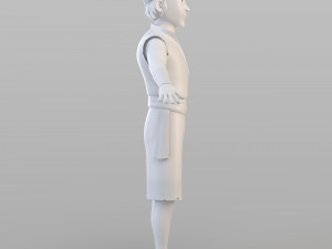 cartoon pirate crew 3D-Modell