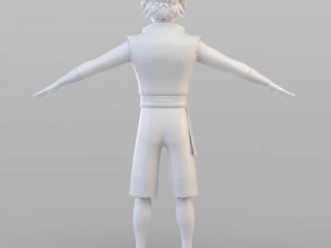 cartoon pirate crew 3D Model