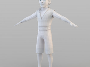 cartoon pirate crew 3D-Modell