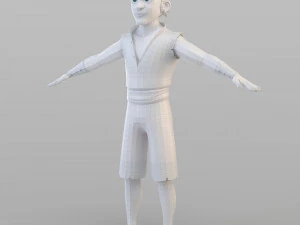 cartoon pirate crew 3D Model