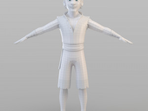 cartoon pirate crew 3D-Modell