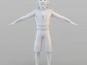 cartoon pirate crew 3D Model