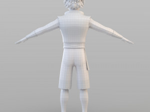cartoon pirate crew 3D-Modell
